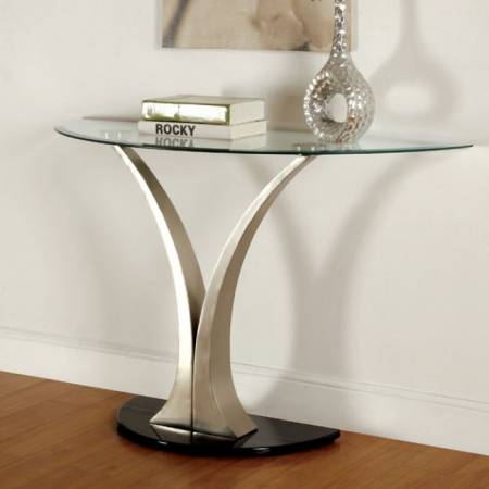 VALO SOFA TABLE Satin Plated Finish